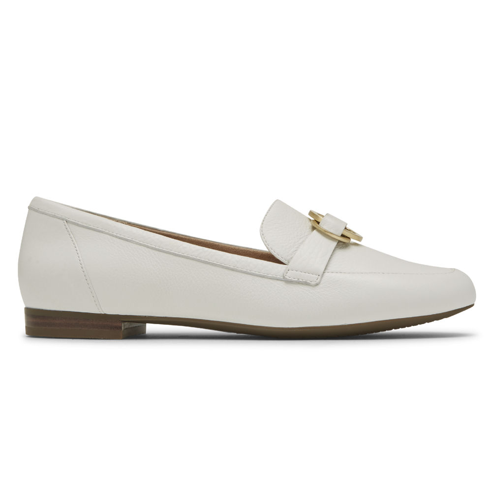 Rockport Loafers For Womens White - Total Motion Tavia Ring - EA3851092